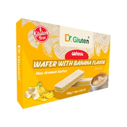 Dr.Gluten Glutensiz Muzlu Gofret (100gr) görseli.