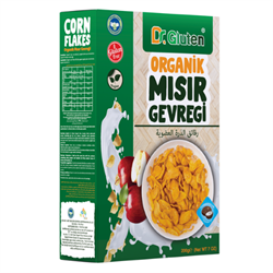Dr.Gluten Organik Mısır Gevreği (200gr) görseli.