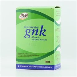 Düşük Proteinli GNK Glutensiz Nişastalı Karışım Un (1 kg) İhe görseli.