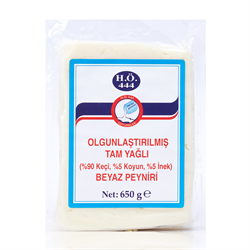 Tam Yağlı Olgunlaştırılmış (%90 Keçi) Beyaz Peyniri (650 gr) H.Ö 444