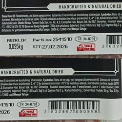 Füme Kuru Et kontrafile Geleneksel (125 gr) Fümeci Smokehouse