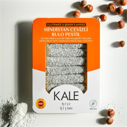 Glutensiz & Şeker İlavesiz Hindistan Cevizli Rulo Pestil (230 gr) Kale
