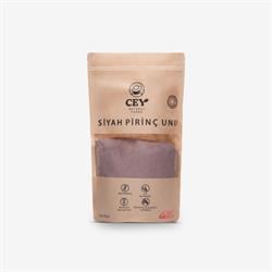 Glutensiz Siyah Pirinç Unu (500 gr) Cey Natural Foods görseli.