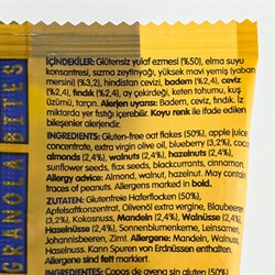 Glutensiz Yaban Mersini-Yemiş Granola Bites (40 gr) Moms