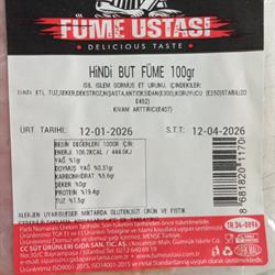 Hindi But Füme Dilim (100 gr) Füme Ustası