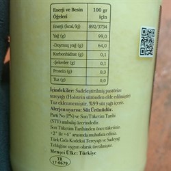 Holstein Sade Yağ (500 gr) Uluova