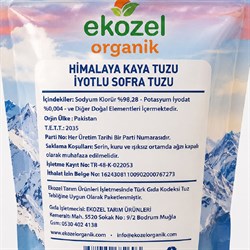 İyotlu Himalaya Tuzu (500 gr) Ekozel