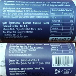 Jersey A2 Gurme Tuzlu Tereyağı (250 gr) Shemsa Naturals Locavore