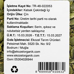 Kabak Çekirdeği İçi (250 gr) Ekozel