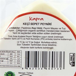 Keçi Sepet Peyniri (250 gr) Kapra