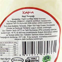 Keçi Tereyağı (250 gr) Kapra