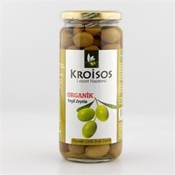 Kroisos Organik Yeşil Çizik Zeytin (300 gr)