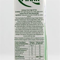 Laktozsuz Süt, Denge (1 litre) Pınar