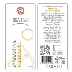Mandalina Kolonyası (250 ml) Mavras