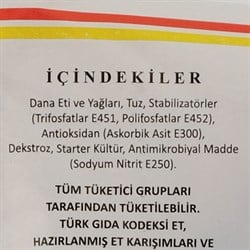 Meşhur Ahmet Kangal Sucuk (350 gr) Ahmet Yanturalı