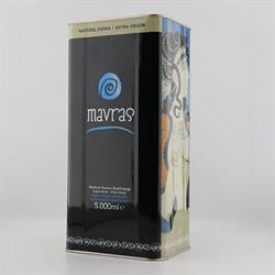 Natürel Sızma Zeytinyağı, Erken Hasat, Soğuk Sıkım (5 lt) Mavras