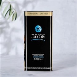 Natürel Sızma Zeytinyağı, Erken Hasat, Soğuk Sıkım (5 lt) Mavras