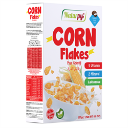 Naturpy Mısır Gevreği Corn Flakes ( Glutensiz ) (250gr) görseli.