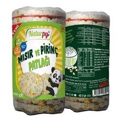 Naturpy Prinç Ve Mısır Patlağı (Glutensiz) (100gr) görseli.