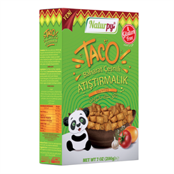 Naturpy Taco Soslu Gevrek (Glutensiz) (200gr) görseli.