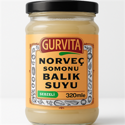 Norveç Somonu Balık Suyu (320 ml) Gurvita görseli.