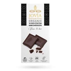 Organik %100 Bitter Sade Çikolata (75 gr) Jovia görseli.