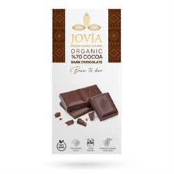 Organik %70 Bitter Sade Çikolata (85 gr) Jovia