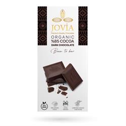 Organik %85 Bitter Sade Çikolata (85 gr) Jovia görseli.