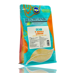 Organik 9 Sebzeli Çorbam (160 gr) Beyorganik(Pestisit ve Aflatoksin Analizli)