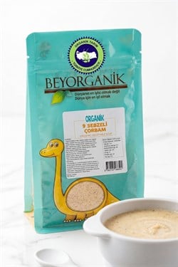 Organik 9 Sebzeli Çorbam (160 gr) Beyorganik(Pestisit ve Aflatoksin Analizli)