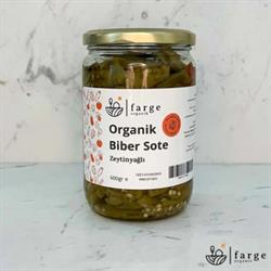 Organik Acı Biber Sote Zeytinyağlı (600 gr) Farge Organik görseli.