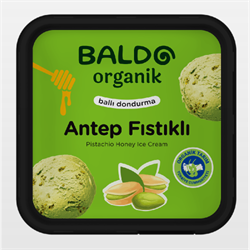 Organik Antep Fıstıklı Dondurma (400 gr) Baldo