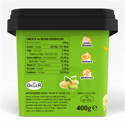 Organik Antep Fıstıklı Dondurma (400 gr) Baldo