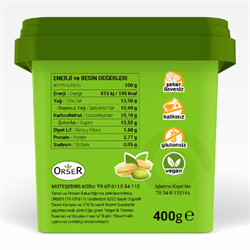 Organik Antep Fıstıklı Vegan Dondurma (400 gr) Baldo
