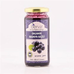 Organik Aronya Reçeli, Şeker İlavesiz (260 gr) Berva görseli.