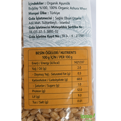 Organik Aşurelik Buğday (500 Gr) Qünn