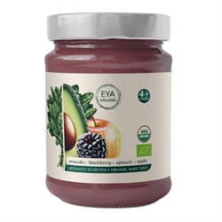 Organik Avokado Böğürtlen Ispanak Elma Püresi (100 Gr) Eya Organik