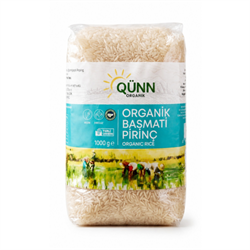 Organik Basmati Pirinç (1000 gr) Qünn