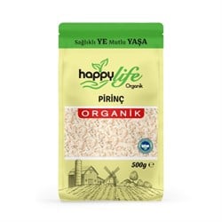 Organik Basmati Pirinç (500 gr) Happy Life