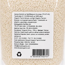 Organik Basmati Pirinç (750 gr) Ekozel
