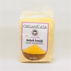 Organik Bebek İrmiği (500 gr) Organicasa görseli.