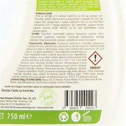 Organik Çamaşır Deterjanı (750 ml) Ecos3