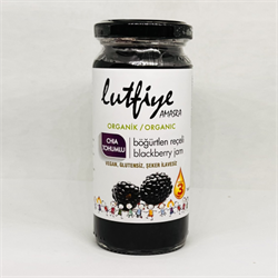 Organik Chia Tohumlu Böğürtlen Reçeli (280 gr) Lutfiye görseli.