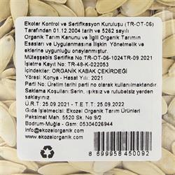 Organik Çiğ Kabak Çekirdeği (250 gr) Ekozel