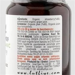 Organik Çilek Reçeli (280 gr) Lutfiye