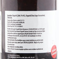 Organik Çilek Reçeli (Şeker ilavesiz,270 gr) Egenin