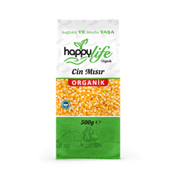 Organik Cin Mısır (500 gr) Happy Life