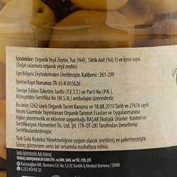 Organik Çizik Yeşil Zeytin (420 gr) Egenin