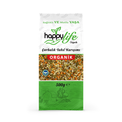 Organik Çorbalık Tahıl Karışımı (500 gr) Happy Life