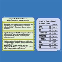 Organik Çörekotlu Kraker (60 gr) Monn Bio